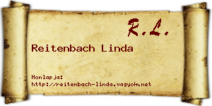 Reitenbach Linda névjegykártya
